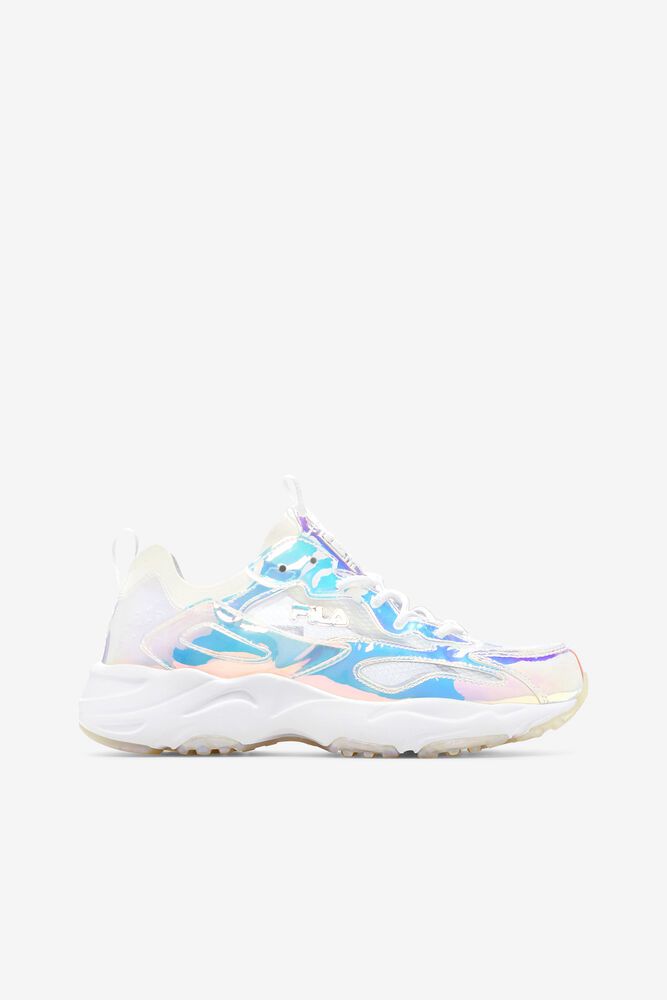 Sneakersy Fila Damskie Białe Ray Tracer Iridescent NGY768032